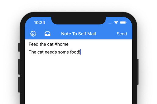 Note to Self Mail note