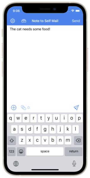 Note to Self Mail App